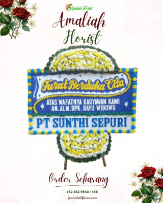 Papan Bunga Duka di Pinang Raya