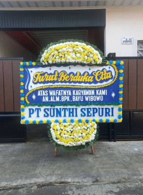 Papan Bunga Duka di Pinang Raya