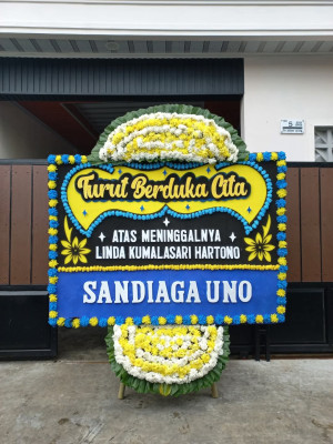 Papan Bunga Duka di Pinang Raya